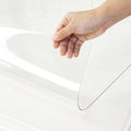 Warmstar Clear Table Cover Protector 22 x 54 Inch,1.5mm Thick Plastic Table Cover Rectangle,PVC Clear Table Protector,Desk Protector Mat for Kitchen, Dresser, Writing Desk，Dining Room Table