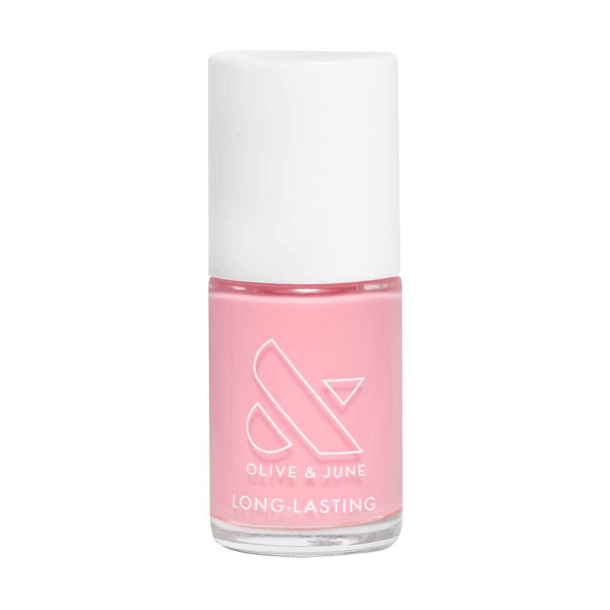 Olive & June Long Lasting Nail Polish | Plump, Gel-Like Finish | No Lamp Needed | Lasts up to 10 days | Salon-Quality at Home | Vegan & Cruelty-Free | Chip-Resistant | Saltwater Taffy | Sheer Pink-BrightBean Baby