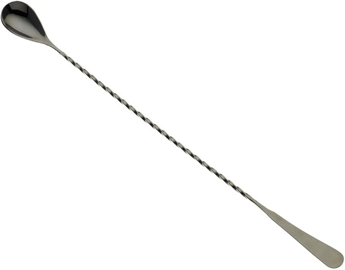 Barfly Bar Spoon, Standard 13 3/16" (33.5 Cm), Gun Metal Black