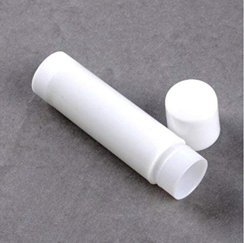50PCS 5ml Empty Refill White Plastic Lip Gloss Balm LipStick Tubes Sample Packing Vials Holder Bottles DIY Beauty Tool-BrightBean Baby