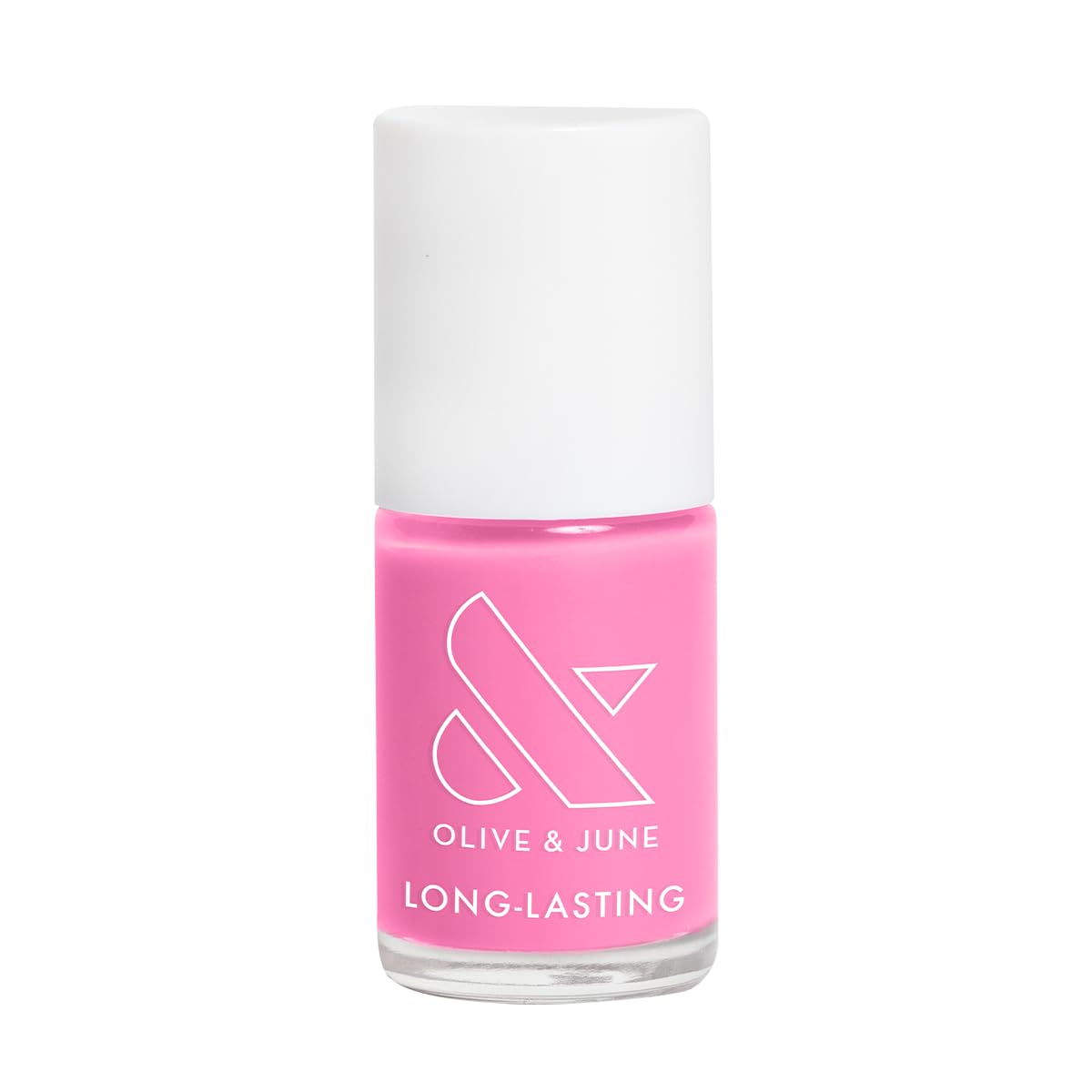 Olive & June Long Lasting Nail Polish | Gel-Like Finish No Lamp Needed | Lasts up to 10 days | Salon-Quality Color at Home | 15-Free Vegan Cruelty-Free Chip-Resistant Shine | Grateful & Kind Pure Pink-BrightBean Baby