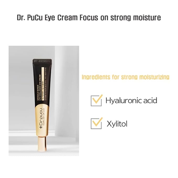 Wrinkle Repair Collagen EYE CREAM, Korean eye cream, under-eye night cream for anti aging, moisturising, no greasy or too light texture, mild powdery scent, 1.01 fl. Oz-BrightBean Baby