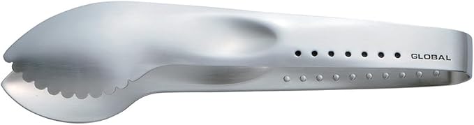 Global 7 inch Cookie Tongs, Stainless Steel, GS-64