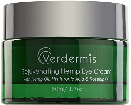 Rejuvenating Hemp Eye Cream with Hemp Oil, Hyaluronic Acid, Rosehip Oil, and Vitamins. Formulated to Treat the Sensitive Skin around the Eyes.-BrightBean Baby