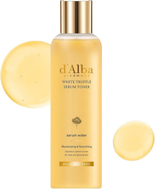 d'alba Piedmont White Truffle Moisturizing Serum Toner, Glass Skin with Double Vitamin Skincare, Face Moisturizer, (6.08fl. oz)-BrightBean Baby