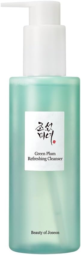 Beauty of Joseon Green Plum Refreshing Cleanser Gel Type Deep Pore Cleansing, Acne Face Wash, Blackhead Remover for All Skin Types, Korean Skincare 200ml, 6.76 fl.oz-BrightBean Baby