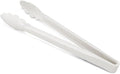 New Star Foodservice 35551 Utility Tong, High Heat Plastic, Scalloped, 12 inch, Set of 12, White