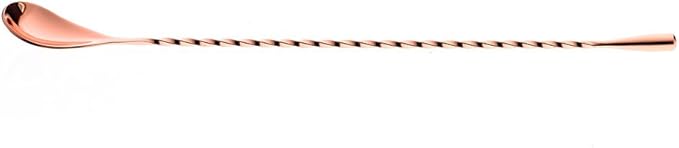 Barfly Teardrop Bar Spoon, End 11 13/16" (30 cm), Copper