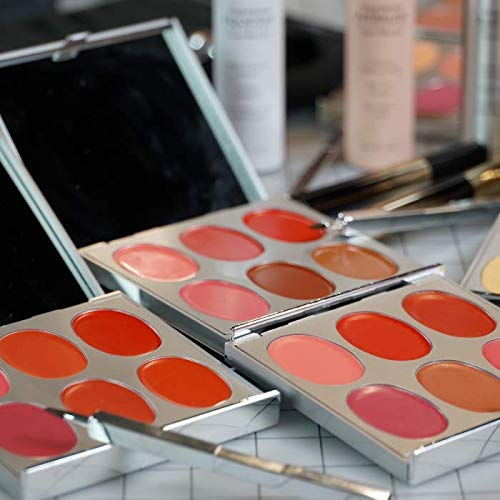 Jerome Alexander New Again Lipstick Palette & Retractable Brush, 6 Hot-Poured, Buildable & Blendable Smooth Matte Shades (Sumptuous Shades)-BrightBean Baby