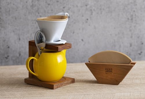 Zero Japan - Bee House Pour Over Coffee Dripper - Lead-Free & Cadmium-Free Ceramic Coffee Maker with Elegant Peek Hole, Drip Cone Brewer Coffee Gifts, Brewing Accessories - Tomato, Standar Size