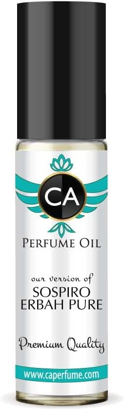 CA Perfume Impression of Erbah Pure For Women & Men Replica Fragrance Body Oil Dupes Alcohol-Free Essential Aromatherapy Sample Travel Size Concentrated Long Lasting Roll-On 0.3 Fl Oz/10ml-BrightBean Baby