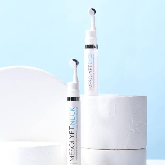 Neck & Eyes Combo Skincare Tool under Eye Serum With Neck Line Remover Neck and Décolletage Beuty Tool & Under Eye Wrinkle Filler Exfoliates the Skin, Visibly Firm & Smooth Necklines-BrightBean Baby