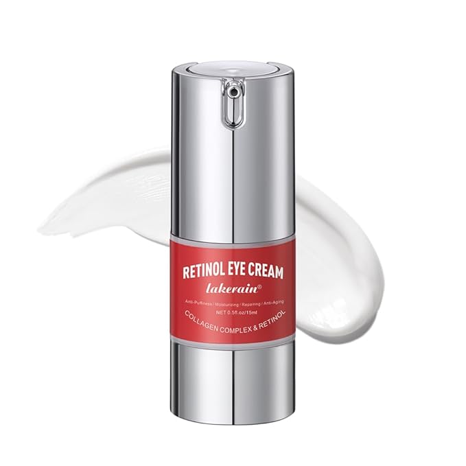 Retinol Eye Cream For Dark Circles And Puffiness, Repair Under Eye Retinol Cream with Hyaluronic Acid and Collagen, Smooth Fine Lines, Wrinkles, Bags & Dark Spots, Tightens Eye Skin Care(Retinol)-BrightBean Baby