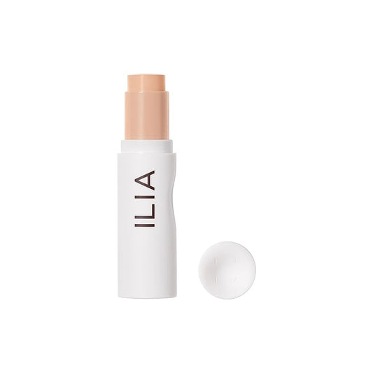 ILIA - Skin Rewind Complexion Stick - Foundation + Concealer + Skincare | Non-Toxic, Vegan, Cruelty-Free, Clean Makeup (6N - Aspen, 0.35 oz | 10 g)-BrightBean Baby