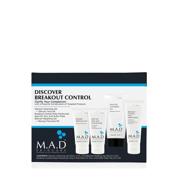 M.A.D Skincare Discover Breakout Control Acne Travel System Set-BrightBean Baby