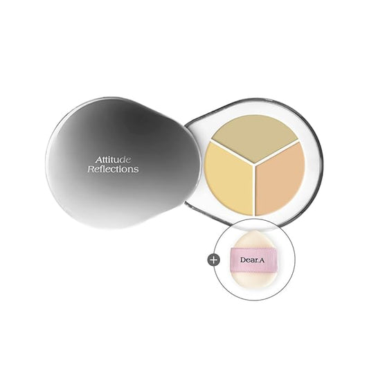 Dr.Althea Dear.A Perfect Cover Concealer Palette - Vegan Fomula, Conceal, Cover, Correct, Contour, Highlight, Multi concealer balette, Finger puff included (C02)-BrightBean Baby