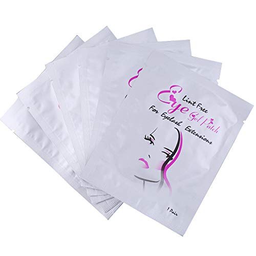 Eye Gel Pads 100 Pair Under Eye Pads Eyelash Extension Pads DIY Eye Lip Patch Pad Sticker Tapes False Eyelash Lash Extension Makeup Eye Gel Patches Lash Extension Beauty Tool Lip Powder Holder-BrightBean Baby