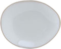 Tuxton China GAA-650 Ellipse Plate, 8-3/8" x 6-7/8", oblong, microwave & dishwasher safe, oven proof, fully vitrified, lead-free, ceramic, TuxTrendz, Artisan, Agave, Pack of 12