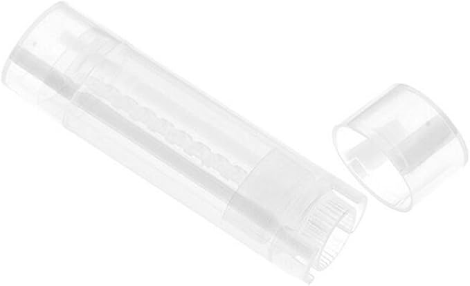 10PCS 4.5g/4.5ml Empty DIY Lip Tubes Holder Containers Vial Refillable PP Plastic Deodorant Crayon Travel Tube Pipe Bottle Lip Gloss Case DIY Lip Balm Gifts For Women Lady Girls(Transparent)-BrightBean Baby