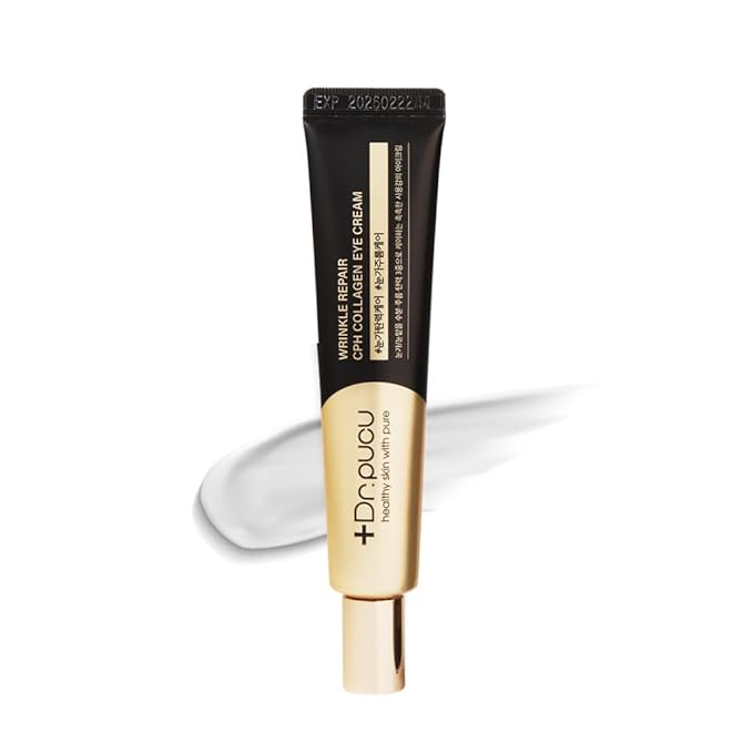 Wrinkle Repair Collagen EYE CREAM, Korean eye cream, under-eye night cream for anti aging, moisturising, no greasy or too light texture, mild powdery scent, 1.01 fl. Oz-BrightBean Baby