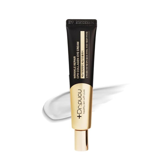 Wrinkle Repair Collagen EYE CREAM, Korean eye cream, under-eye night cream for anti aging, moisturising, no greasy or too light texture, mild powdery scent, 1.01 fl. Oz-BrightBean Baby