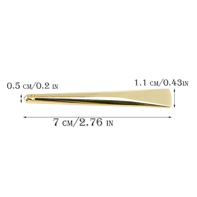 AKOAK 4 Pieces Metal Makeup Spatula, Makeup Spoon/Applicator, Reusable Mask Spoon for Creams, Blends, Lotions, Skin Creams, Moisturizers, Home Salons-BrightBean Baby