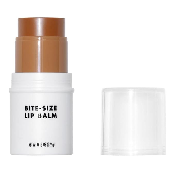 e.l.f. Bite-Size Lip Balm, Moisturizing Formula for Smoother & Softer Lips, Mini Tinted Chapstick, Coconut, 0.13 Oz-BrightBean Baby