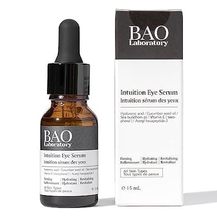 Intuition Eye Serum | Vitamin E, Cucumber Seed Oil And Hyaluronic Acid | Eye Serum for Wrinkles, Finelines and Dark Spots | Best Eye Serum For All Skin Types (15 ML)-BrightBean Baby