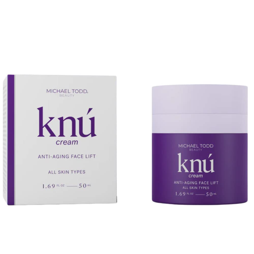 MICHAEL TODD Beauty KNU Cream – Face Lifting, Brightening & Tightening Cream – For Moisturizing & Rejuvenating – With Bakuchiol, Peptides & Snail Secretion – For All Skin Types – 1.68 fl oz/50 mL-BrightBean Baby