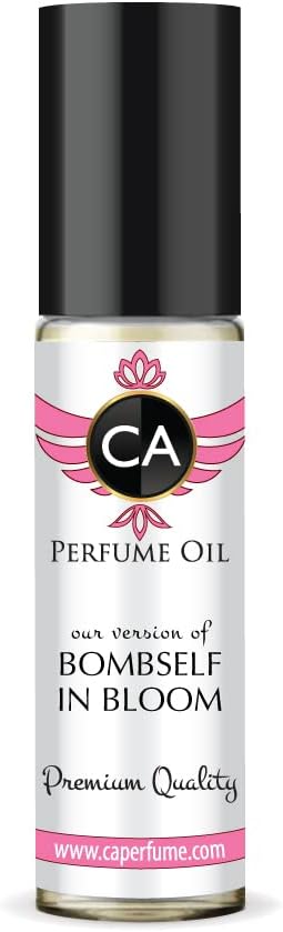 CA Perfume Club Impression of Victoria S. Bombself In Bloom For Women Replica Fragrance Body Oil Dupes Alcohol-Free Essential Aromatherapy Sample Travel Size Long Lasting Attar Roll-On 0.3 Fl Oz/10ml-BrightBean Baby
