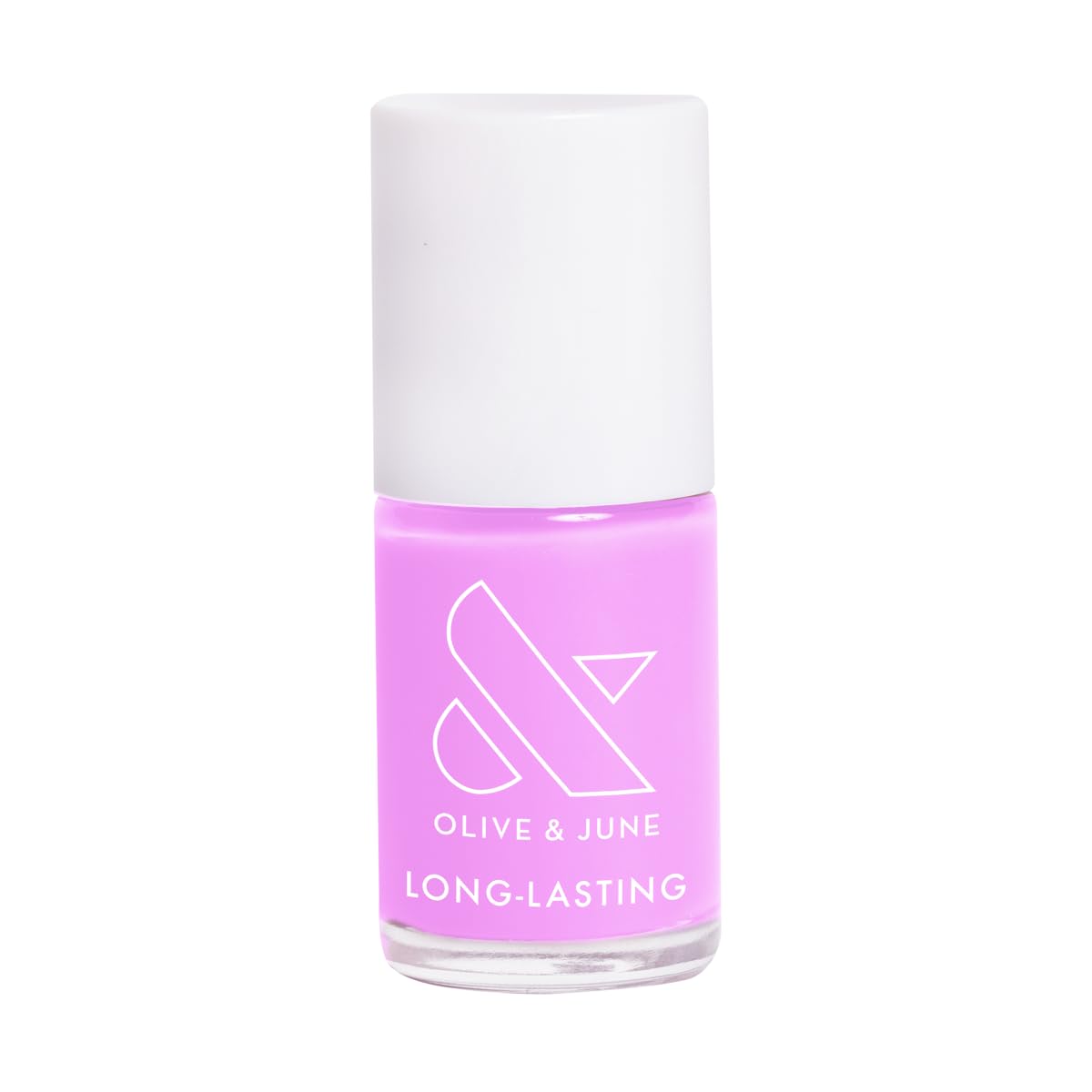 Olive & June Long Lasting Nail Polish | Gel-Like Finish No Lamp Needed | Lasts up to 10 days | Salon-Quality Color at Home | 15-Free, Vegan & Cruelty-Free Chip-Resistant Shine | Fierce & Loving Lilac-BrightBean Baby