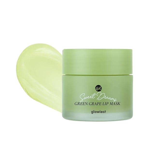 Sweet Dreams Lip Mask: Nourishing, Plumping and Hydrating Lip Balm | Ecofriendly Lip Sleeping Mask | Hyaluronic Acids + Vitamin C + Shea Butter + Antioxidants | Green Grape - 0.7 oz.-BrightBean Baby