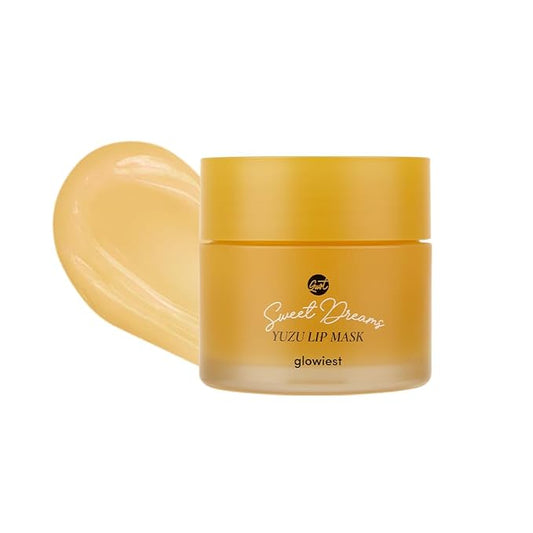 Sweet Dreams Lip Mask: Nourishing, Plumping and Hydrating Lip Balm | Ecofriendly Lip Sleeping Mask | Hyaluronic Acids + Vitamin C + Shea Butter + Antioxidants | Yuzu - 0.7 oz.-BrightBean Baby