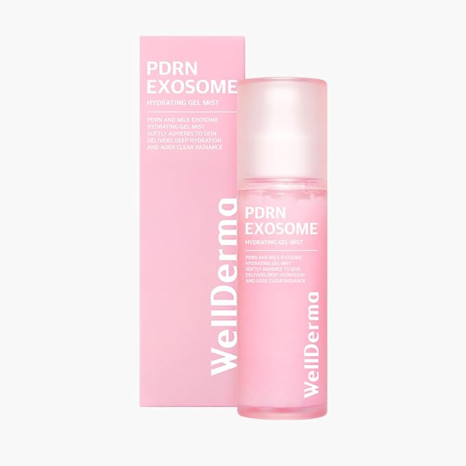 WELLDERMA PDRN Exosome Gel Mist, 100ml / 3.38 fl.oz – Hydrating & Soothing Hydrogel Face Mist with Collagen, Peptides, Hyaluronic Acid, and Botanical Extracts for Daily Skincare-BrightBean Baby