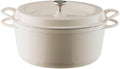 Vermicular 26cm Natural Beige - Cast Iron Dutch Oven 5.3 Qt