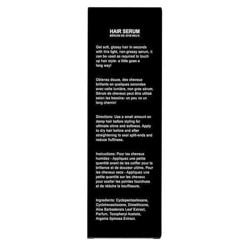 HerStyler Hair Repair Serum - Argan Oil Hair Serum for Frizzy and Damaged Hair - For Frizz, Styling and Shine - 2 Fl Oz - Pack of 1-BrightBean Baby