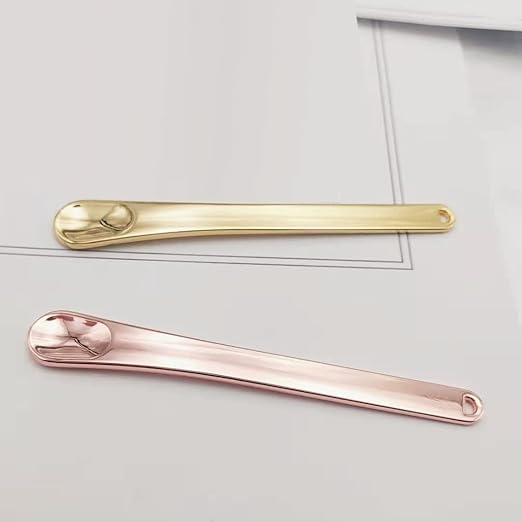 3 Pieces Alloy Makeup Spatula Eye Cream Spoon Beauty Scoop Mini Spoon Makeup Beauty Spoons Mini Cosmetic Skincare Spatula for Cream Lotions, 3.54 x 0.43 inches, Gold, Silver, Rose-Gold-BrightBean Baby