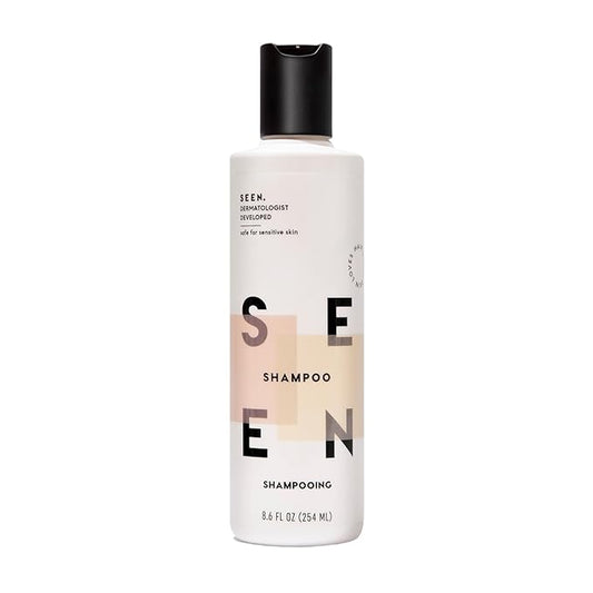 SEEN Shampoo - Scented - Non-Comedogenic & Sulfate-Free Hair Shampoo- Dermatologist-Developed - Safe for Sensitive & Acne Prone Skin-BrightBean Baby