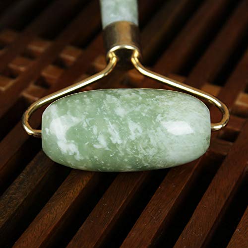 2 Pack Anti-Aging Anti Wrinkle Jade Roller Massager Face Neck Slimming Lymphatic Drainage SPA Tool-BrightBean Baby