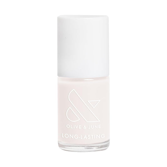Olive & June Long Lasting Nail Polish | Plump, Gel-Like Finish No Lamp Needed | Lasts up to 10 days | Salon-Quality Color at Home | 15-Free, Vegan & Cruelty-Free Chip-Resistant Shine | BEB Sheer White-BrightBean Baby