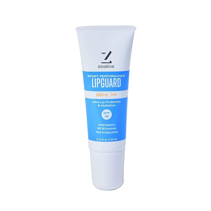Zealios LipGuard - SPF 28 - UVA/UVB Sunscreen Protection & Repair Chapped Lips - Broad Spectrum Protection Lip Balm - Sensitive Skin Safe - Paraben Free Coconut Jojoba Oils Lip Applicator - Pack of 3-BrightBean Baby