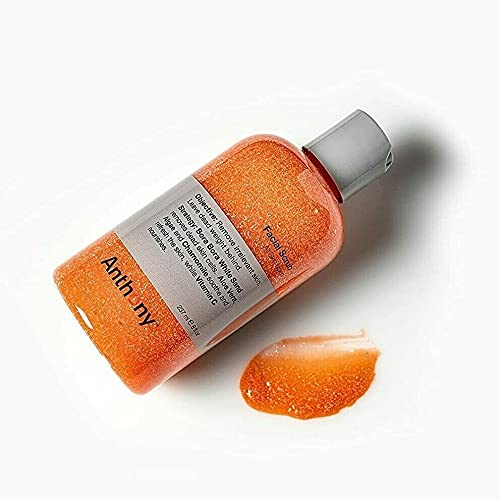 Anthony Facial Scrub – Men’s Exfoliating Face Wash with Vitamin C, Aloe, Chamomile and Algae for Deep Cleansing and Detoxifying 8 Fl Oz-BrightBean Baby