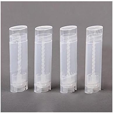 10PCS 4.5g/4.5ml Empty DIY Lip Tubes Holder Containers Vial Refillable PP Plastic Deodorant Crayon Travel Tube Pipe Bottle Lip Gloss Case DIY Lip Balm Gifts For Women Lady Girls(Transparent)-BrightBean Baby