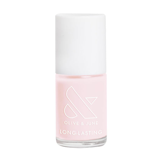 Olive & June Long-Lasting Nail Polish | Gel-Like Finish No Lamp Needed Lasts up to 10 days | Salon-Quality Color at Home | 15-Free, Vegan & Cruelty-Free Chip-Resistant Shine | Strawberry Scone-BrightBean Baby
