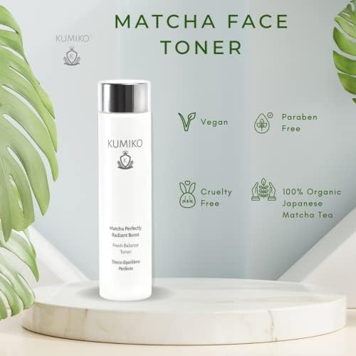 KUMIKO Ultimate Matcha Skin Care: Radiant Boost Face Toner Fresh Balance - Purifying & Refreshing Glow Essence - Hydrate, Balance, Replenish Skin - 7.84 oz - Soothe and Revitalize Your Skin-BrightBean Baby