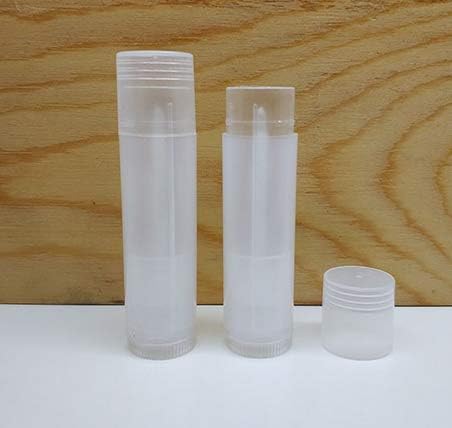 12 Pieces Clear Plastic Empty Lip Balm Tubes Containers DIY Lip Balm Lip Gloss Tube Pipe Bottle-BrightBean Baby