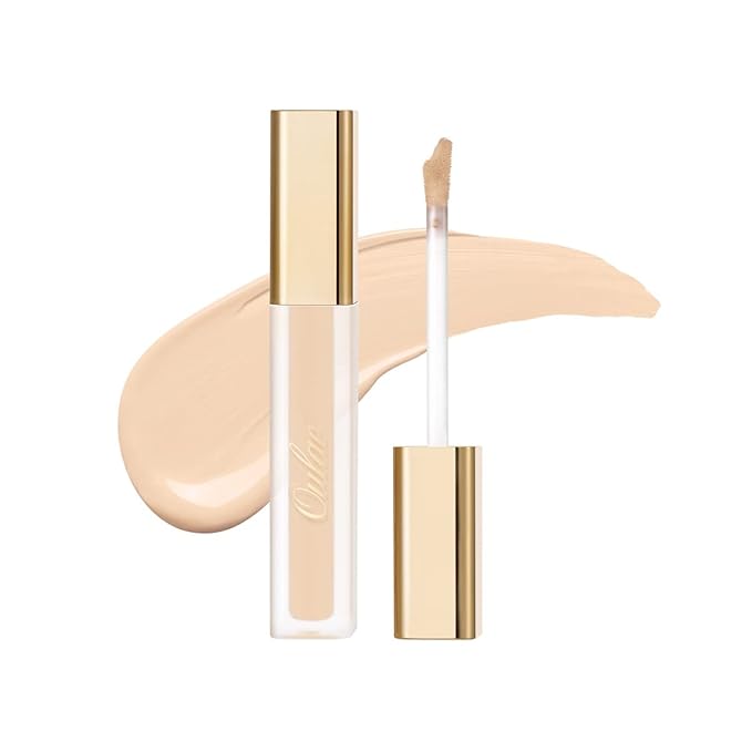 Oulac Concealer Full Coverage, Concealer Stick for Dark Circles, Hydrating Concealer Infused with Hyaluronic Acid, Lightweight, Long Lasting, Vegan Concealer 3.8ml, Shade: C2 Ivory-BrightBean Baby