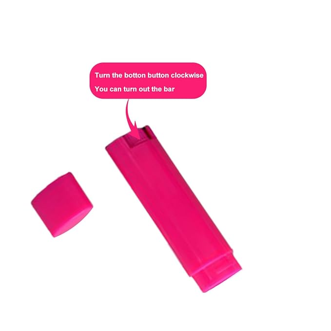 5ml 50Pcs Empty Oval Deodorant Lip balm Tubes Containers Twist-up Refillable Containers for Lipstick,Chapstick,Homemade Lip balm,DIY Deodorants(Hot Pink)-BrightBean Baby