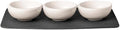Villeroy & Boch - NewMoon set of dip dishes, set of small bowls for dips or finger food, 4 pieces, premium porcelain, white, dishwasher safe, 10-4264-9023