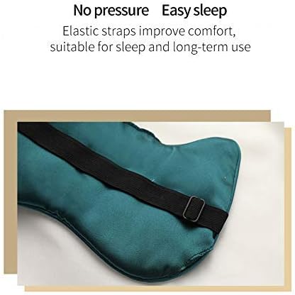 PERFECTSIGHT Sleep Eye Masks Silk Sleep Eye Cover Lightweight Adjustable Eyeshade Mask Satin Night Eyeshade Cover for Women Men Sleep Travel Nap (Cat-Green)-BrightBean Baby